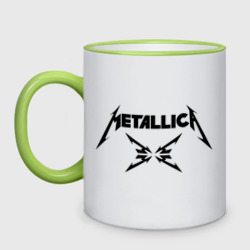 Кружка двухцветная Metallica