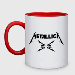 Кружка двухцветная Metallica