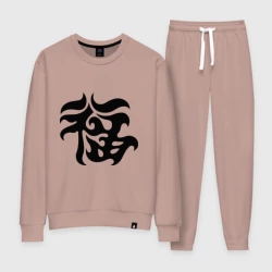 Женский костюм хлопок Японский иероглиф - Удача