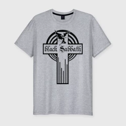 Мужская футболка хлопок Slim Black Sabbath