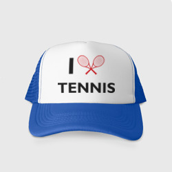 Кепка тракер с сеткой I Love Tennis