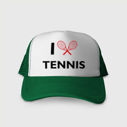 Кепка тракер с сеткой I Love Tennis