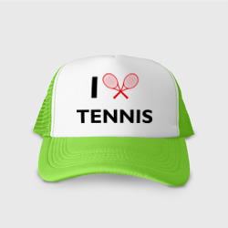 Кепка тракер с сеткой I Love Tennis