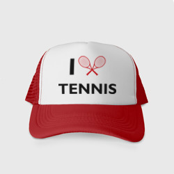 Кепка тракер с сеткой I Love Tennis