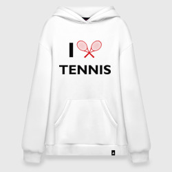 Худи SuperOversize хлопок I Love Tennis