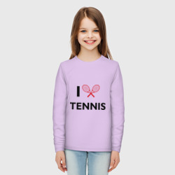 Детский лонгслив хлопок I Love Tennis - фото 2