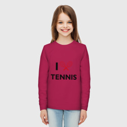 Детский лонгслив хлопок I Love Tennis - фото 2