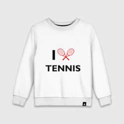 Детский свитшот хлопок I Love Tennis