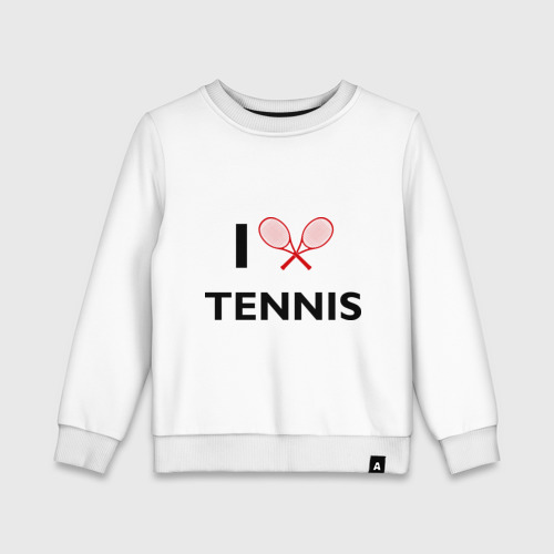 Детский свитшот хлопок I Love Tennis