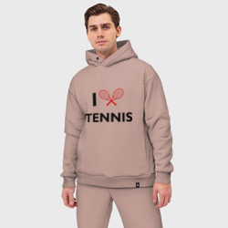 Мужской костюм oversize хлопок I Love Tennis - фото 2