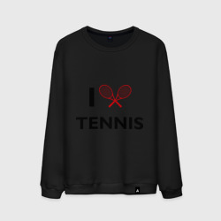 Мужской свитшот хлопок I Love Tennis