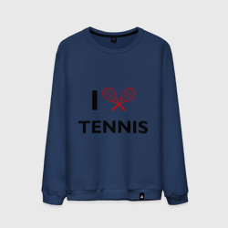 Мужской свитшот хлопок I Love Tennis