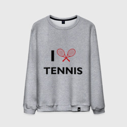 Мужской свитшот хлопок I Love Tennis