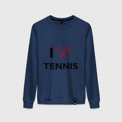 Женский свитшот хлопок I Love Tennis