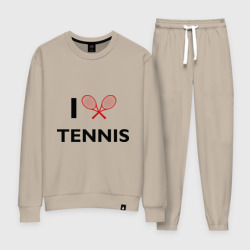 Женский костюм хлопок I Love Tennis