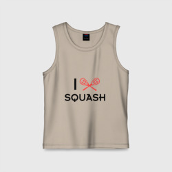 Детская майка хлопок I love squash