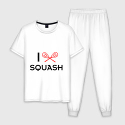 Мужская пижама хлопок I love squash
