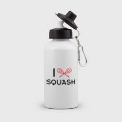 Бутылка спортивная I love squash