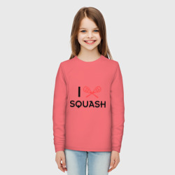 Детский лонгслив хлопок I love squash - фото 2