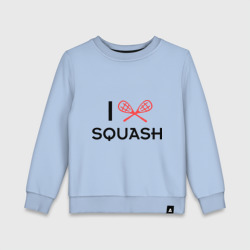 Детский свитшот хлопок I love squash