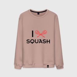 Мужской свитшот хлопок I love squash