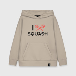 Детская толстовка хлопок I love squash
