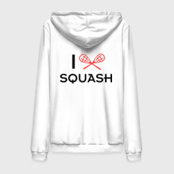 Мужская толстовка на молнии хлопок I love squash