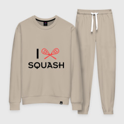 Женский костюм хлопок I love squash