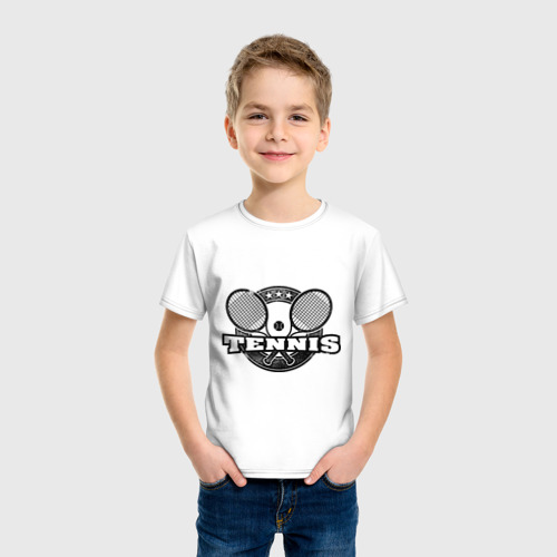 Детская футболка хлопок Tennis - фото 3