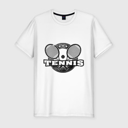 Мужская футболка хлопок Slim Tennis