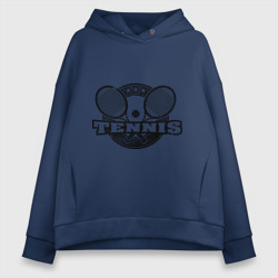 Женское худи Oversize хлопок Tennis