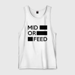 Мужская майка хлопок Mid or feed