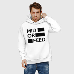 Мужское худи Oversize хлопок Mid or feed - фото 2