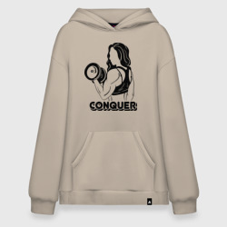 Худи SuperOversize хлопок Conquer