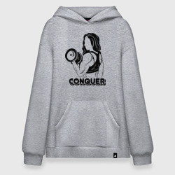 Худи SuperOversize хлопок Conquer