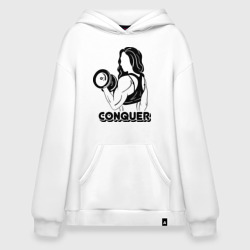 Худи SuperOversize хлопок Conquer