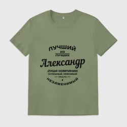 Мужская футболка хлопок Александр лучший