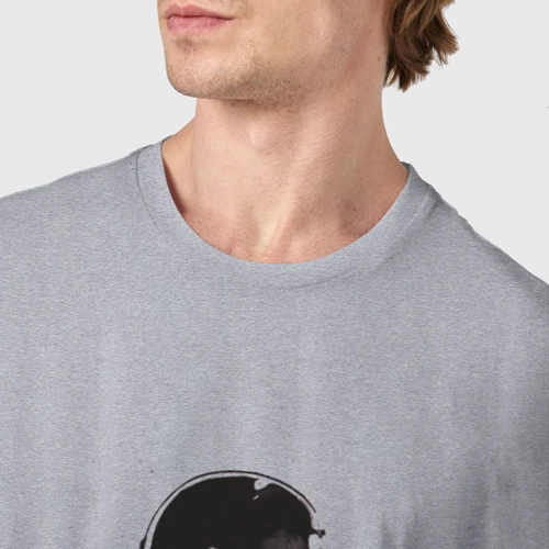 Мужская футболка хлопок с принтом Пилот, фото #4