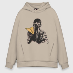 Мужское худи Oversize хлопок Пилот