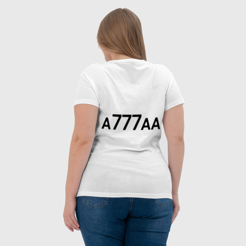 Женская футболка хлопок Республика Крым - 82, цвет белый - фото 7
