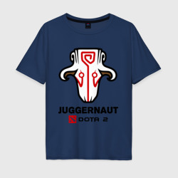 Мужская футболка хлопок Oversize Juggernaut Dota2