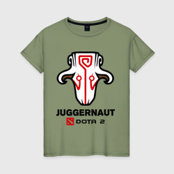 Женская футболка хлопок Juggernaut Dota2