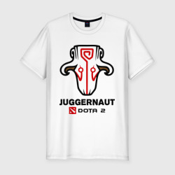 Мужская футболка хлопок Slim Juggernaut Dota2