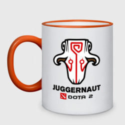 Кружка двухцветная Juggernaut Dota2