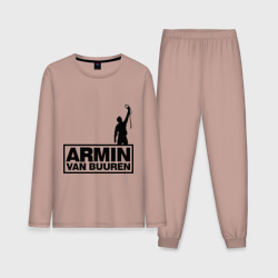 Мужская пижама с лонгсливом хлопок Armin van buuren