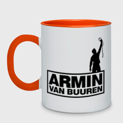 Кружка двухцветная Armin van buuren