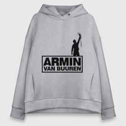 Женское худи Oversize хлопок Armin van buuren