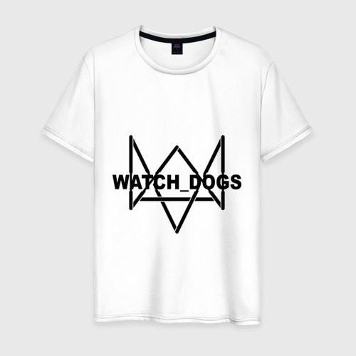 Мужская футболка хлопок Watch_Dogs