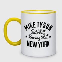 Кружка двухцветная Mike Tyson CatsKill Boxing Club