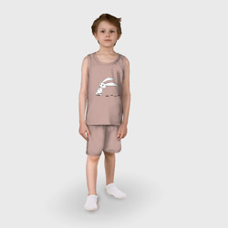 Детская пижама с шортами хлопок Зайка крадется - фото 2